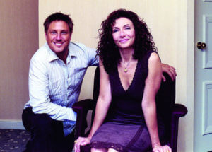 Actors Jon Doscher with Mary Steenburgen