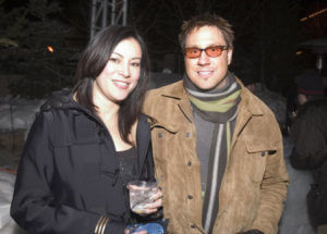 Jon Doscher and Jennifer Tilly